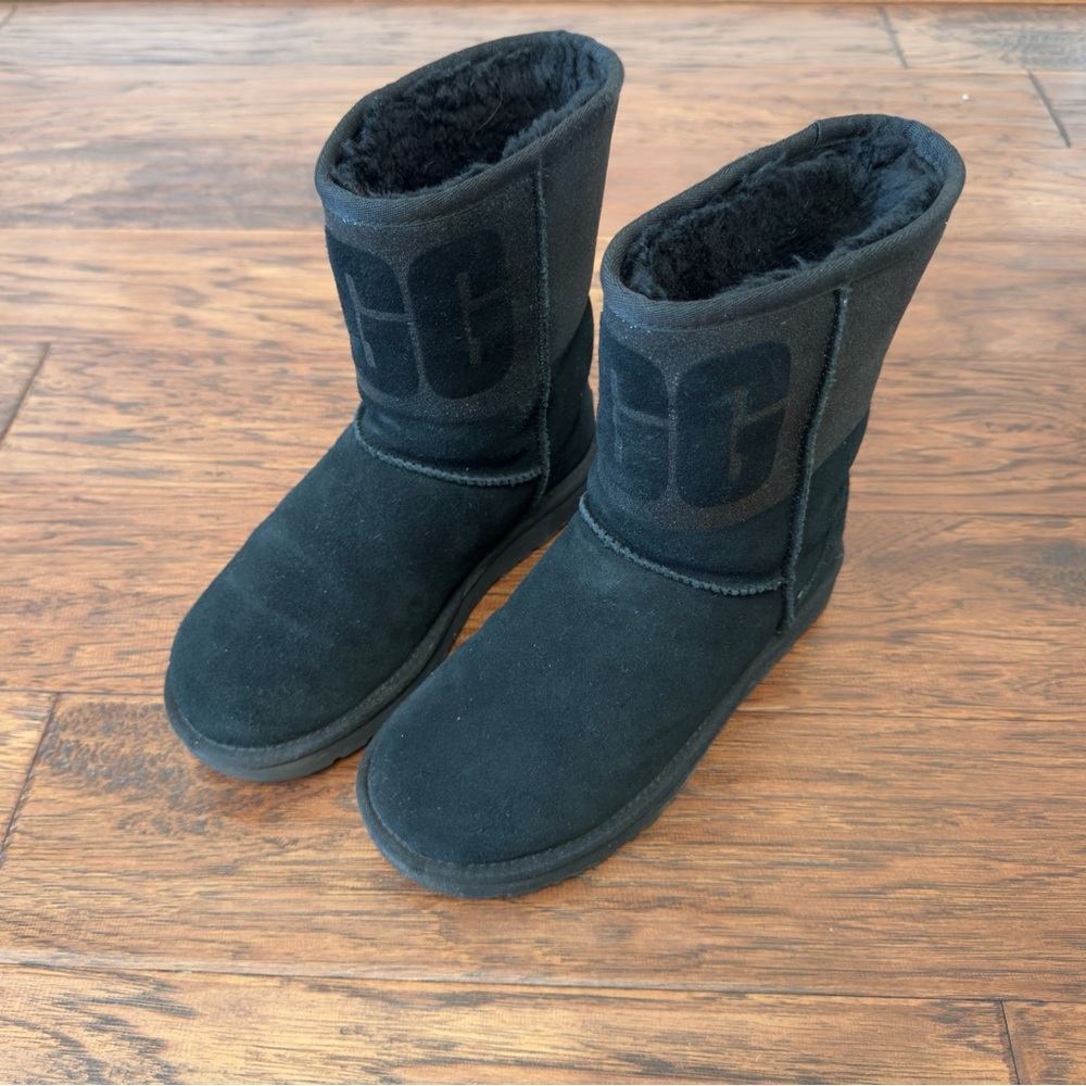 UGG Classic Short Sparkle Boots - Picture 3 of 10